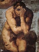 Michelangelo Buonarroti Damned soul descending into Hell oil painting reproduction